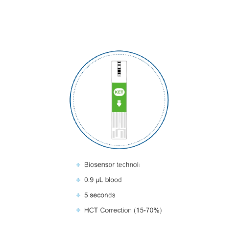 Тест-смужки для визначення рівня кетонів в крові 2 туби по 15 тестів